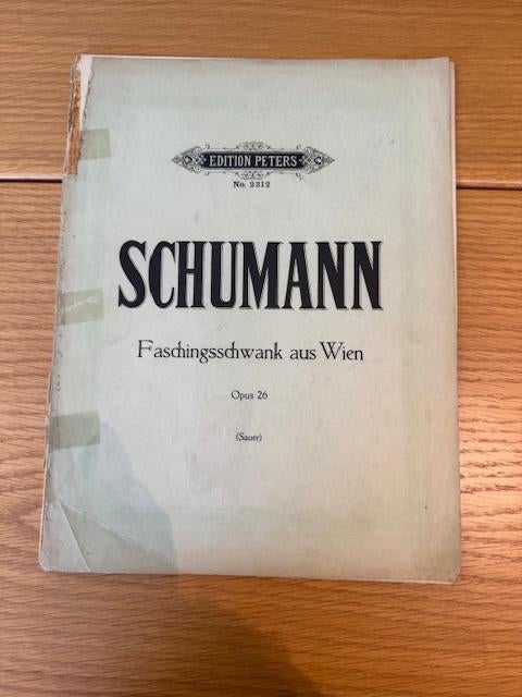 Robert Schumann — Faschingsschwank aus Wien, opus 26, Enlèvement ou Envoi, Artiste ou Compositeur, Classique, Utilisé