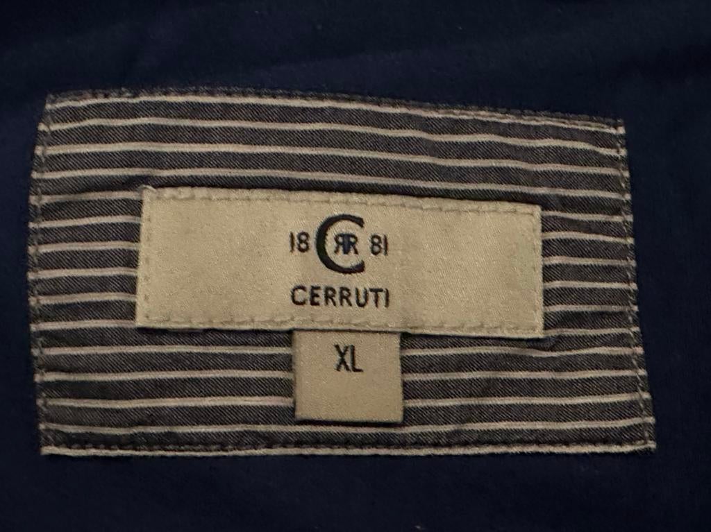 Exclusief kostuumhemd Cerruti in nieuwstaat, Cerruti, Blauw, Ophalen of Verzenden, Zo goed als nieuw