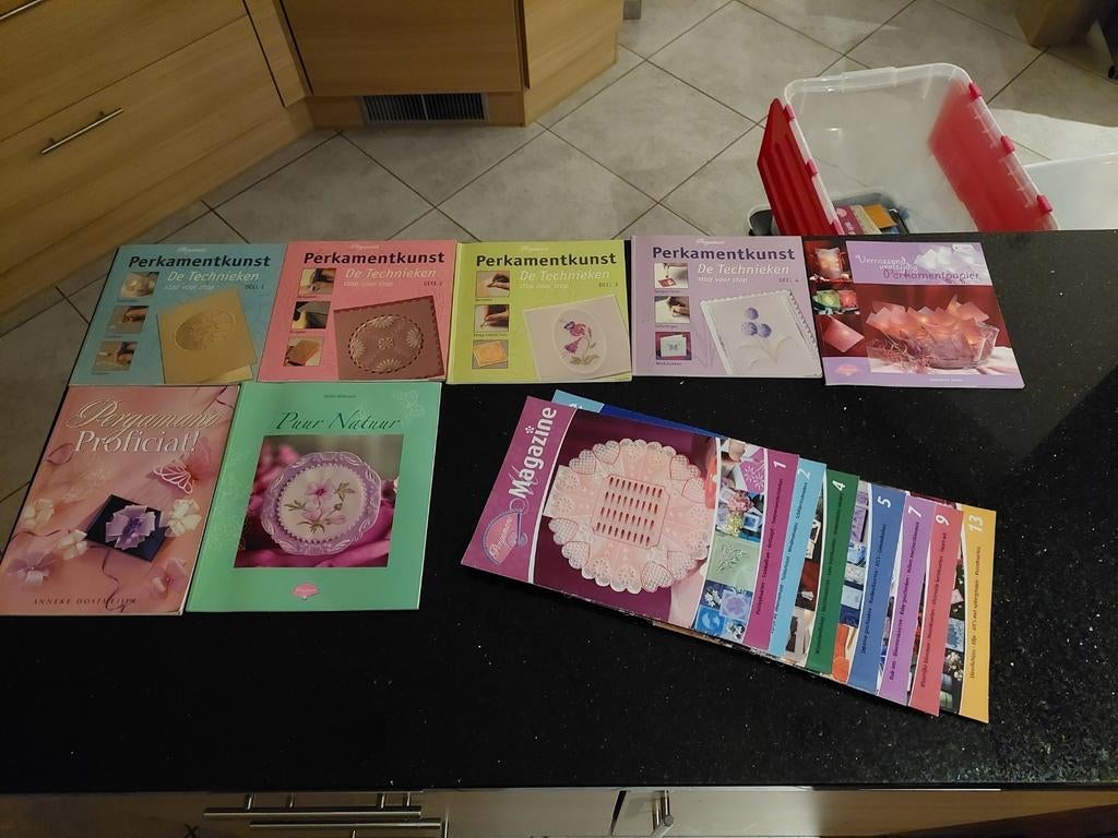 Pergamano boeken, Enlèvement ou Envoi, Comme neuf, Scrapbooking et Bricolage, Zie beschrijving