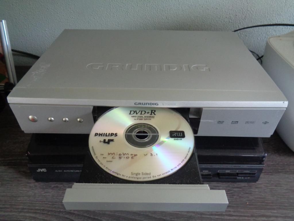 Grundig DVD player GPD3200-710, Dvd-speler, Philips, Gebruikt, Met harddisk