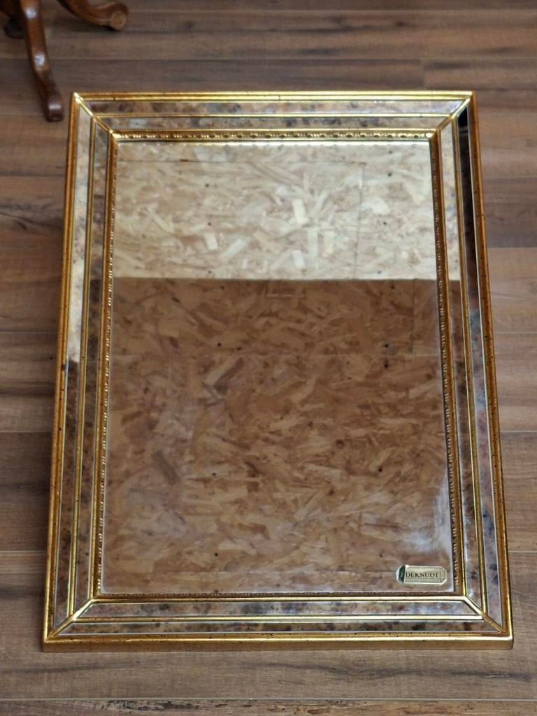Spiegel Deknudt, Antiek en Kunst, Ophalen, Rechthoekig, Minder dan 50 cm, Minder dan 100 cm