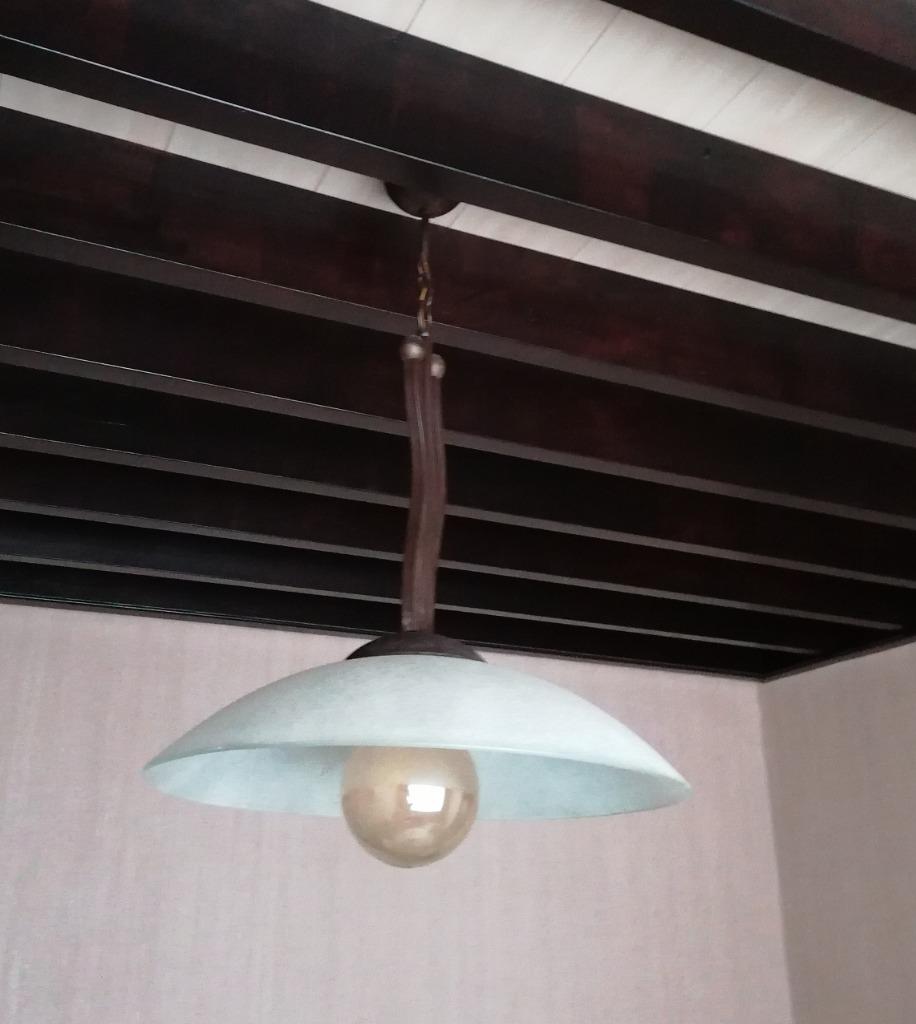 Plafondlamp, Ophalen, Gebruikt, Glas