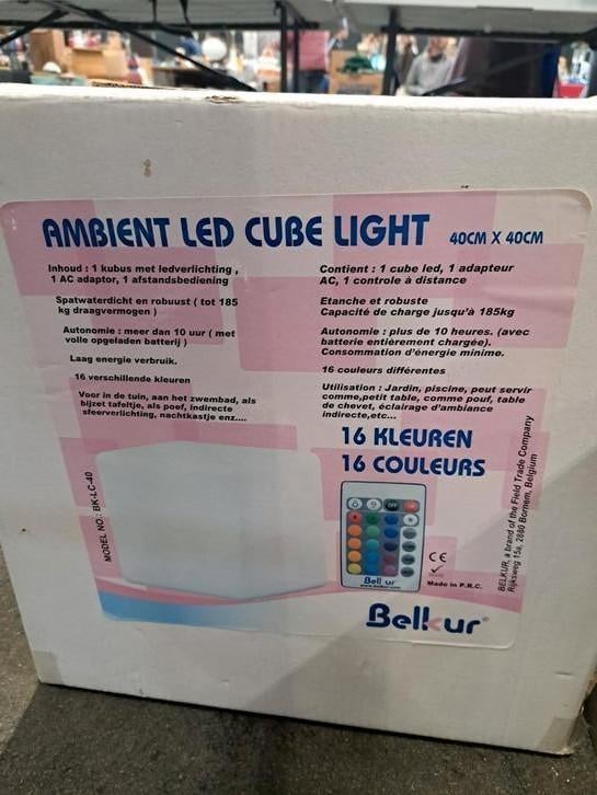 Ambient led cube light, Enlèvement, Comme neuf