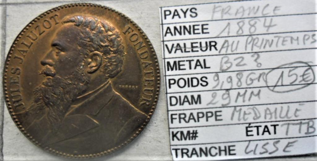 Token: Au Printemps boulv. Haussmann 29mm Oprichter Jules J, Ophalen of Verzenden, Overige materialen