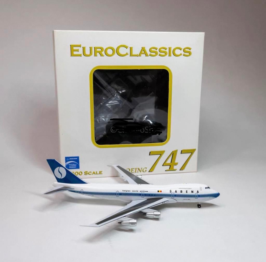 Auroclassics B747 Sabena OO-SGB 1/400, Ophalen of Verzenden, Zo goed als nieuw