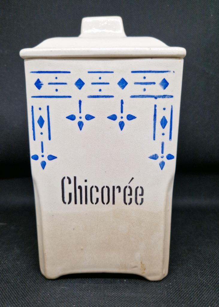 Pot en faïence majolique de Wasmuël - chicorée, Antiquités & Art, Enlèvement ou Envoi
