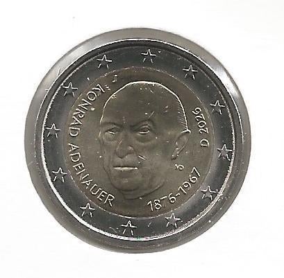 Allemagne 2 euros 2025 J, Envoi