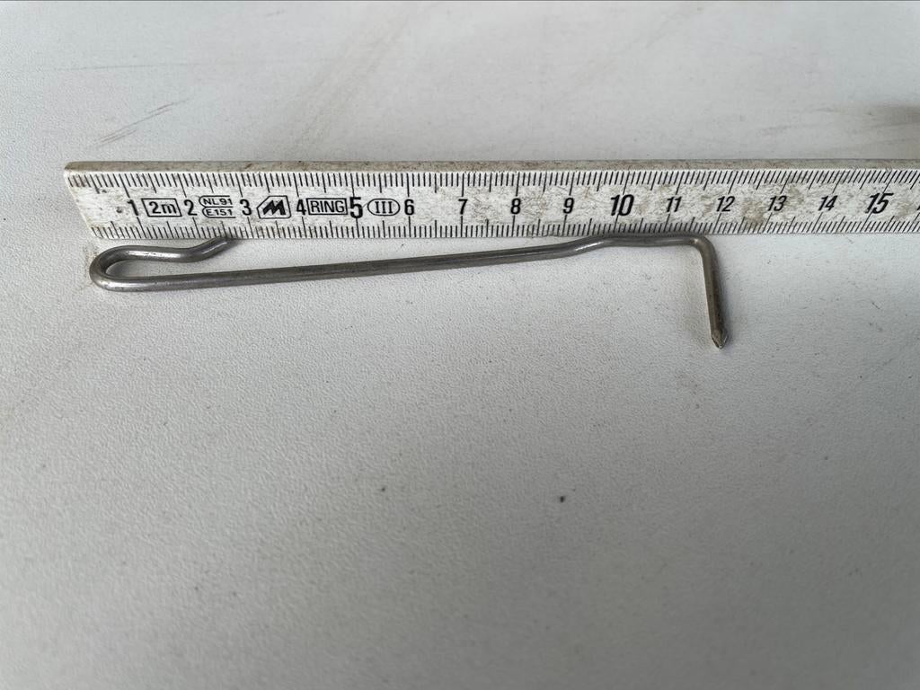 Leihaken koper en inox diverse afmetingen, Doe-het-zelf en Bouw, Ophalen, Nieuw