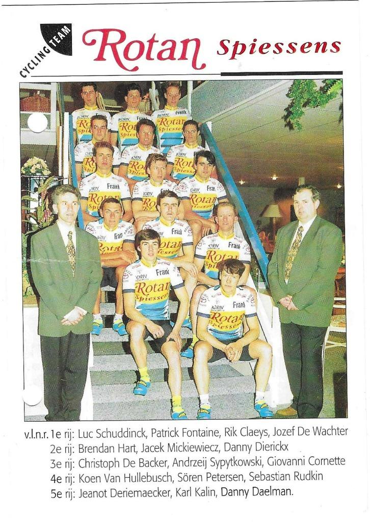 Cycling Team Rotan Spiessens, Verzenden