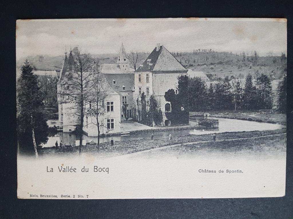 Carte postale Vallée du Bocq Château de Spontin Série Nels, Collections, Enlèvement ou Envoi, Avant 1920, Non affranchie, Namur