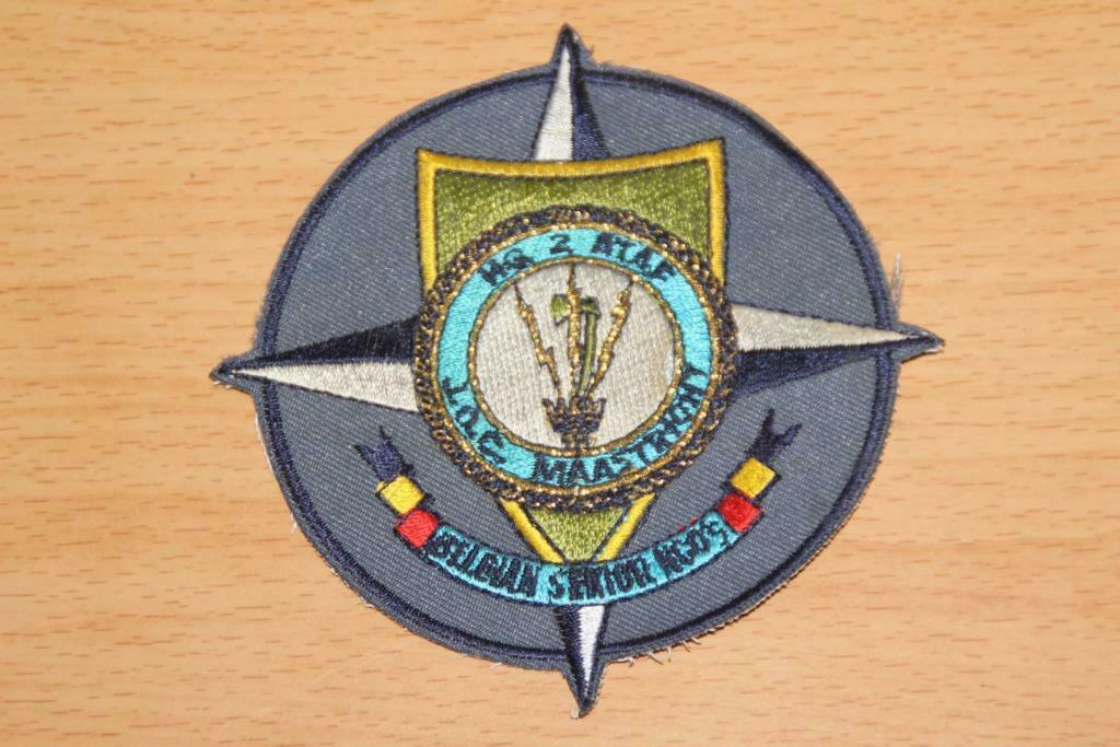 ABL Patch " HQ 2 ATAF JOC Maastricht" (Belgian Senior NCO's), Envoi, Armée de l'air, Emblème ou Badge