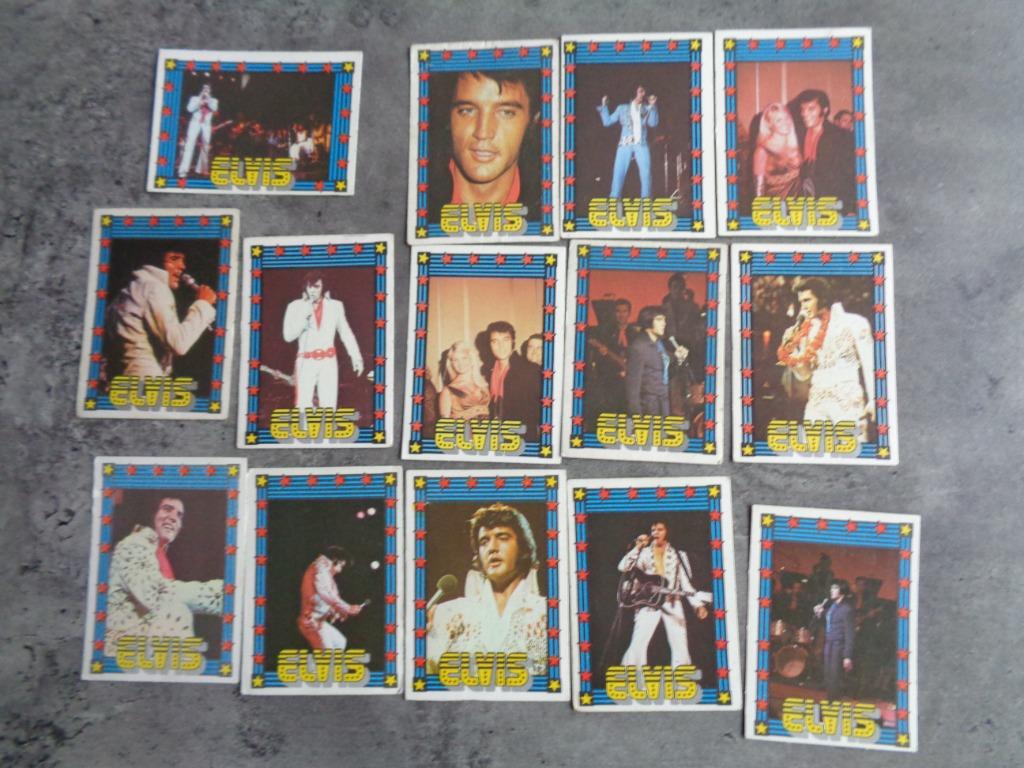 CARTES MONTY ELVIS PRESLEY 14X rares 1978, Envoi