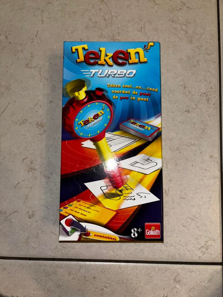 Teken turbo - gezelschapsspel, Ophalen, Gebruikt