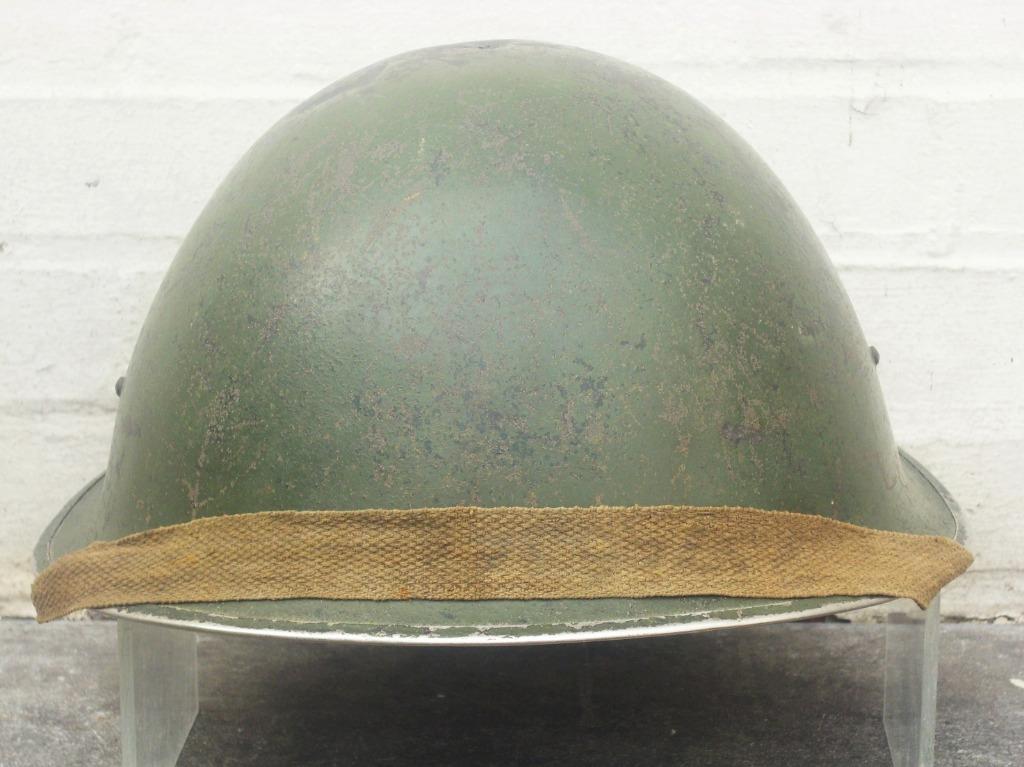 Casque "tortue" MK V de 1952 anglo-canadien matriculé, Verzamelen, Militaria | Algemeen, Landmacht, Helm of Baret, Verzenden