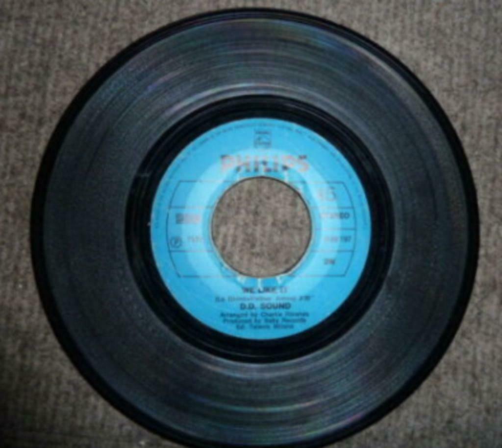 vinyl single D.D. Sound : We like it / 1, 2, 3, 4, Gimme...., Ophalen of Verzenden, Overige genres