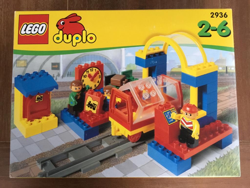 Lego Duplo treinstation, Ophalen of Verzenden, Complete set, Duplo