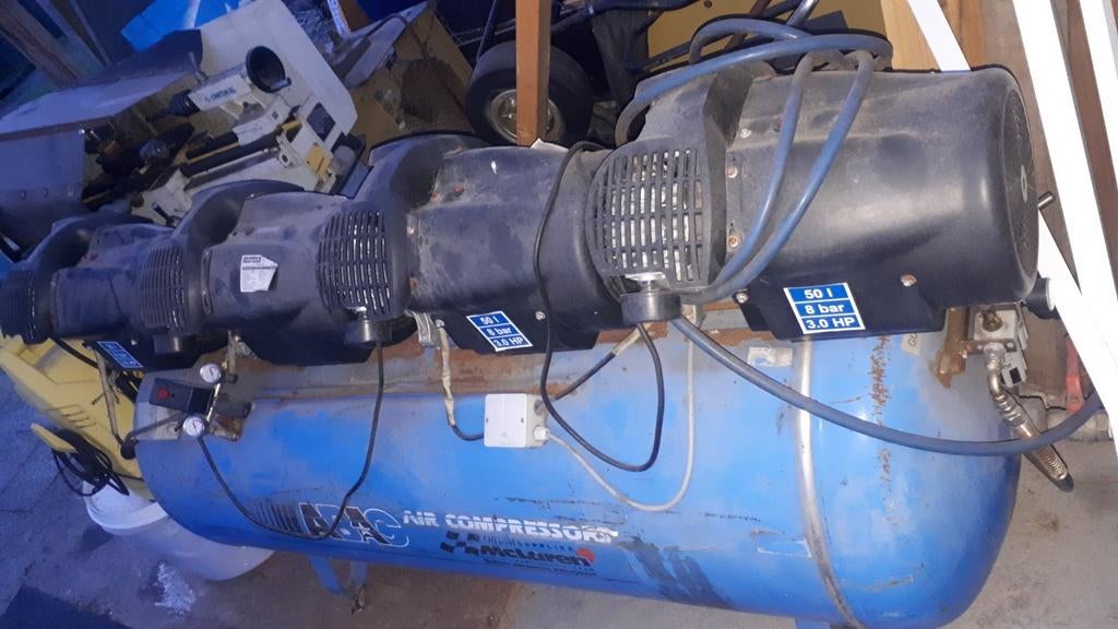 Compressor, Doe-het-zelf en Bouw, Compressors, Ophalen, Gebruikt