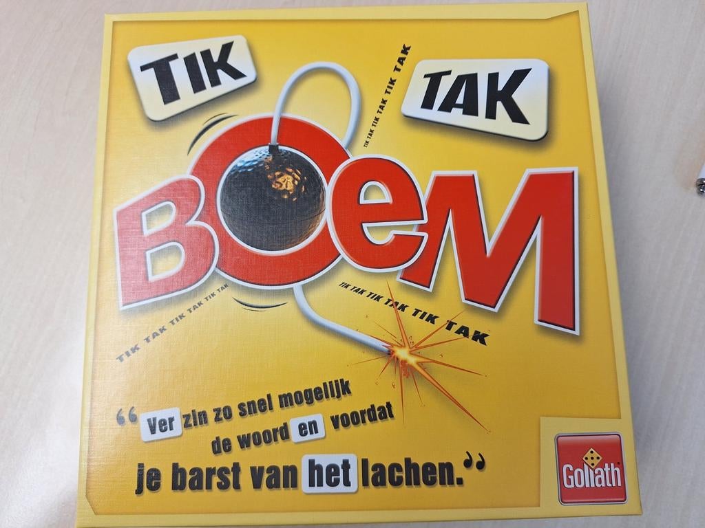 Tik tak boem, Ophalen of Verzenden, Zo goed als nieuw
