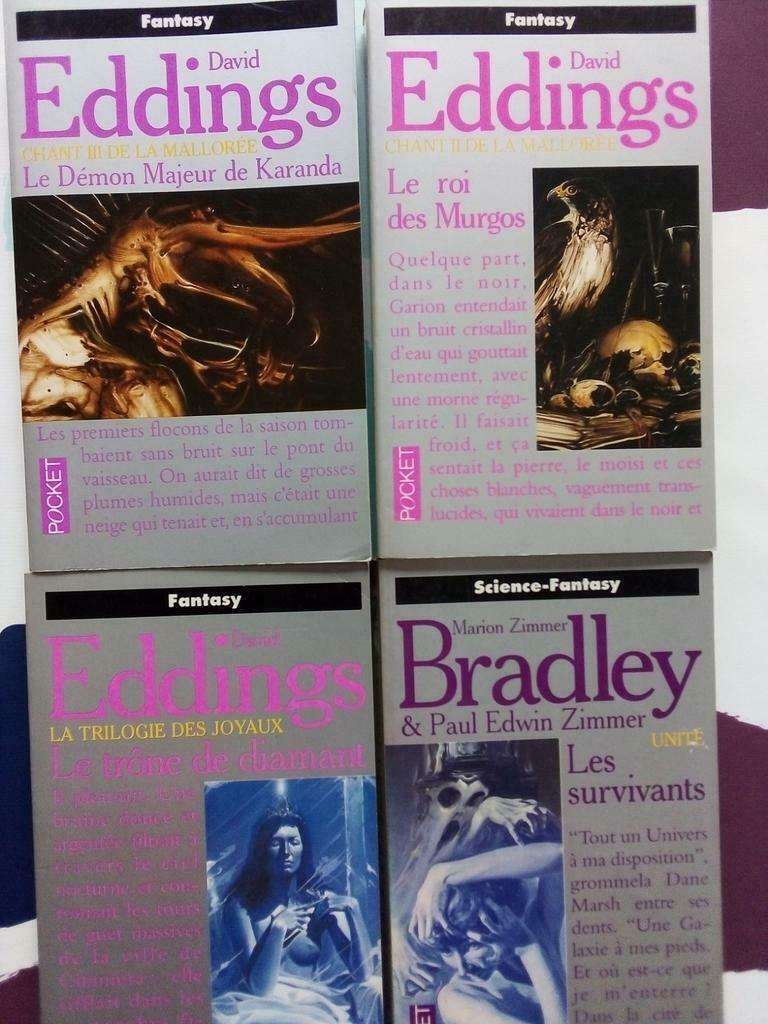 D. Eddings et M. Z. Bradley 4 romans Fantasy chez Pocket, Ophalen of Verzenden