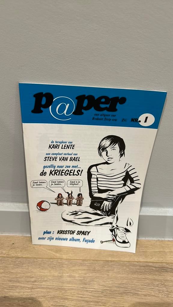 Brabant strip magazine 2006 P@per nr 1, Boeken, Ophalen of Verzenden, Nieuw