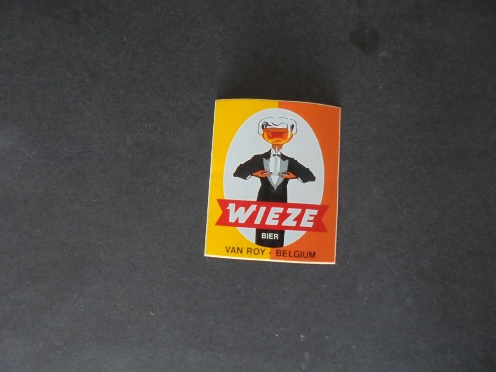 autocollant bière Wieze - Van Roy Belgique, Collections, Envoi, Neuf, Marque