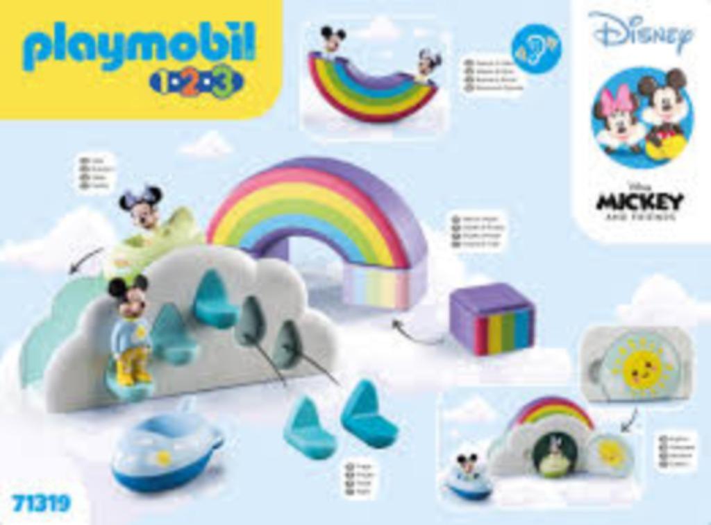 Maison en nuage Disney Plyamobil avec toboggan NEUVE dans sa, Enlèvement ou Envoi, Mickey Mouse, Neuf