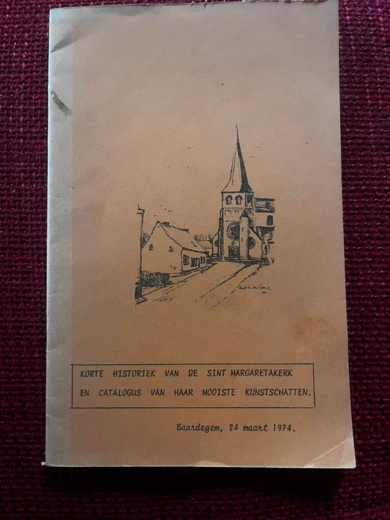 Boek Historiek Sint Margaretakerk Kunstschatten Baardegem, Ophalen of Verzenden
