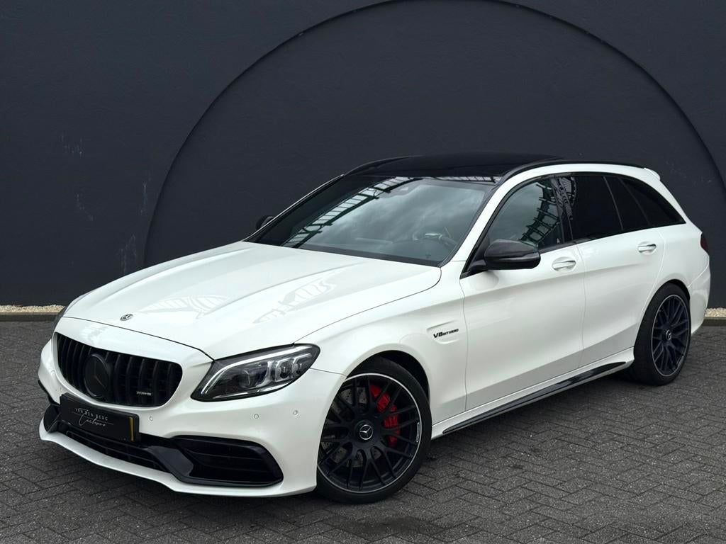 Mercedes-Benz C-Klasse C 63 AMG 2019 Facelift Kuipstoelen ✅, Auto's, Mercedes-Benz, Automaat, Achterwielaandrijving, Wit, Break