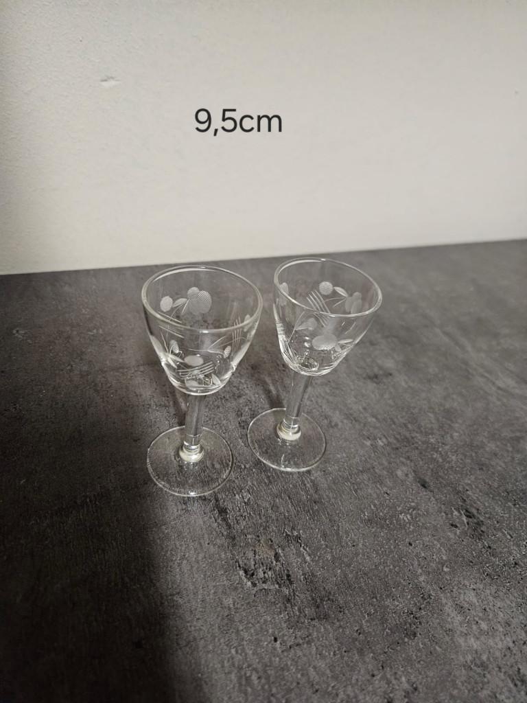 Vintage likeur glaasjes, Antiek en Kunst, Ophalen of Verzenden
