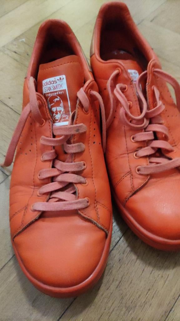 Sam Smith/Raf Simons pour adidas - baskets oranges, taille 4, Enlèvement ou Envoi, Porté
