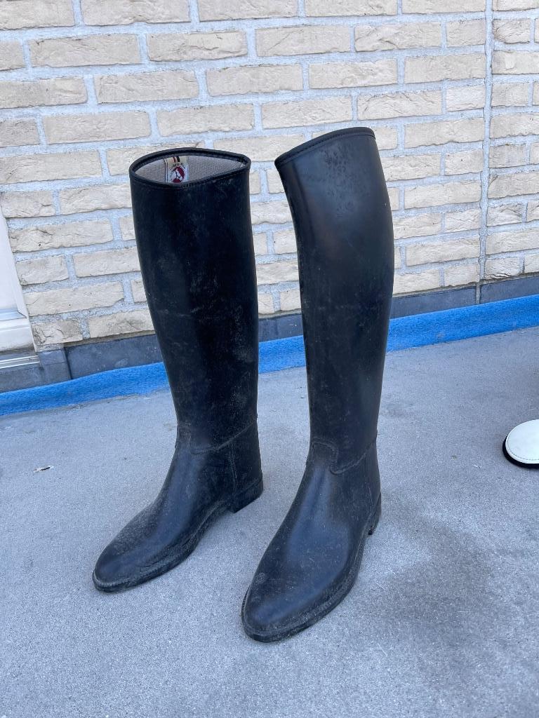 Rubberen rijlaarzen maat 39, Dieren en Toebehoren, Overige soorten, Ophalen of Verzenden, Zo goed als nieuw, Dames