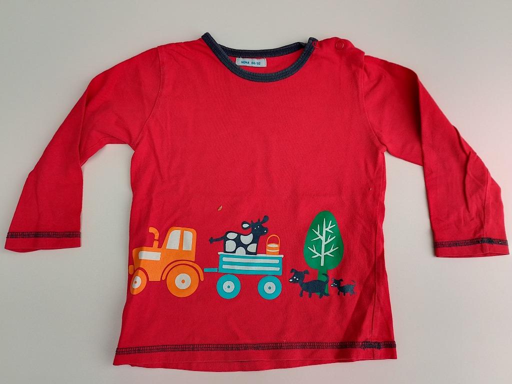 T-shirt met lange mouwen / longsleeve maat 86, Kinderen en Baby's, Babykleding | Maat 86, Ophalen, Zo goed als nieuw, Hema, Jongetje