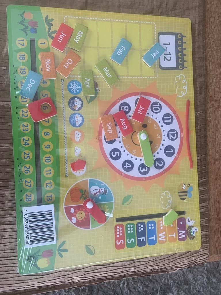 Magnetische klok playtive, Kinderen en Baby's, Ophalen, Nieuw
