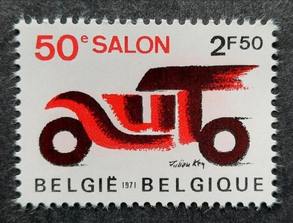 België: OBP 1568 ** Autosalon 1971., Frankeerzegel, Ophalen of Verzenden, Zonder stempel, Postfris