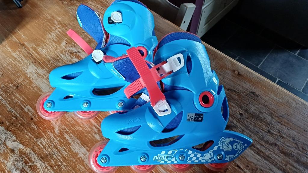 Rollers decathlon fille 32-34, Autres marques, Rollers 4 roues en ligne, Réglable, Enlèvement