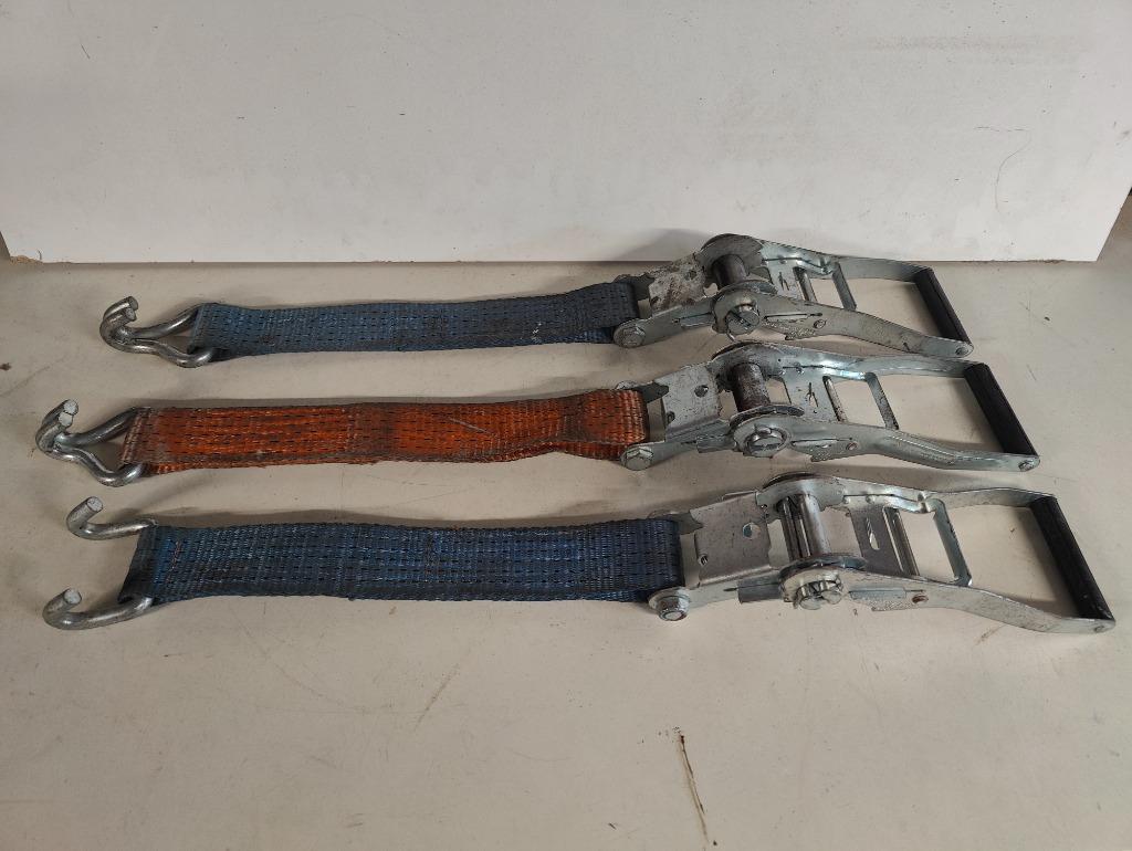 3 professionele ratels / spanriemen, Doe-het-zelf en Bouw, Ophalen of Verzenden, Gebruikt