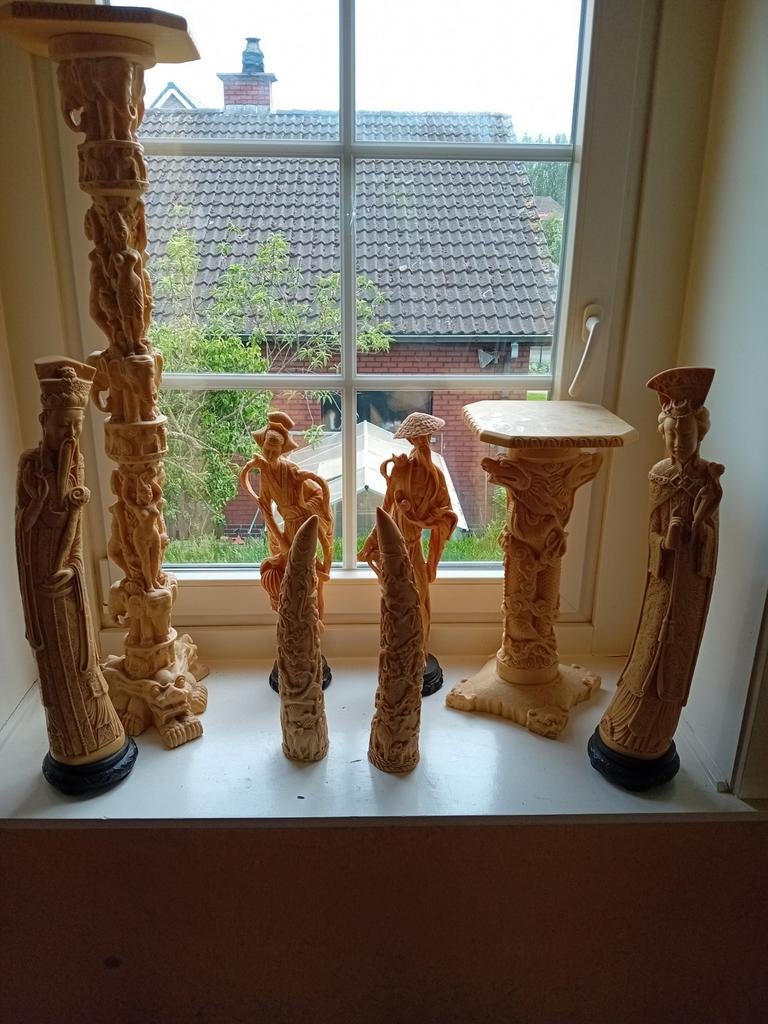 Antieke beelden, Huis en Inrichting, Ophalen, Zo goed als nieuw