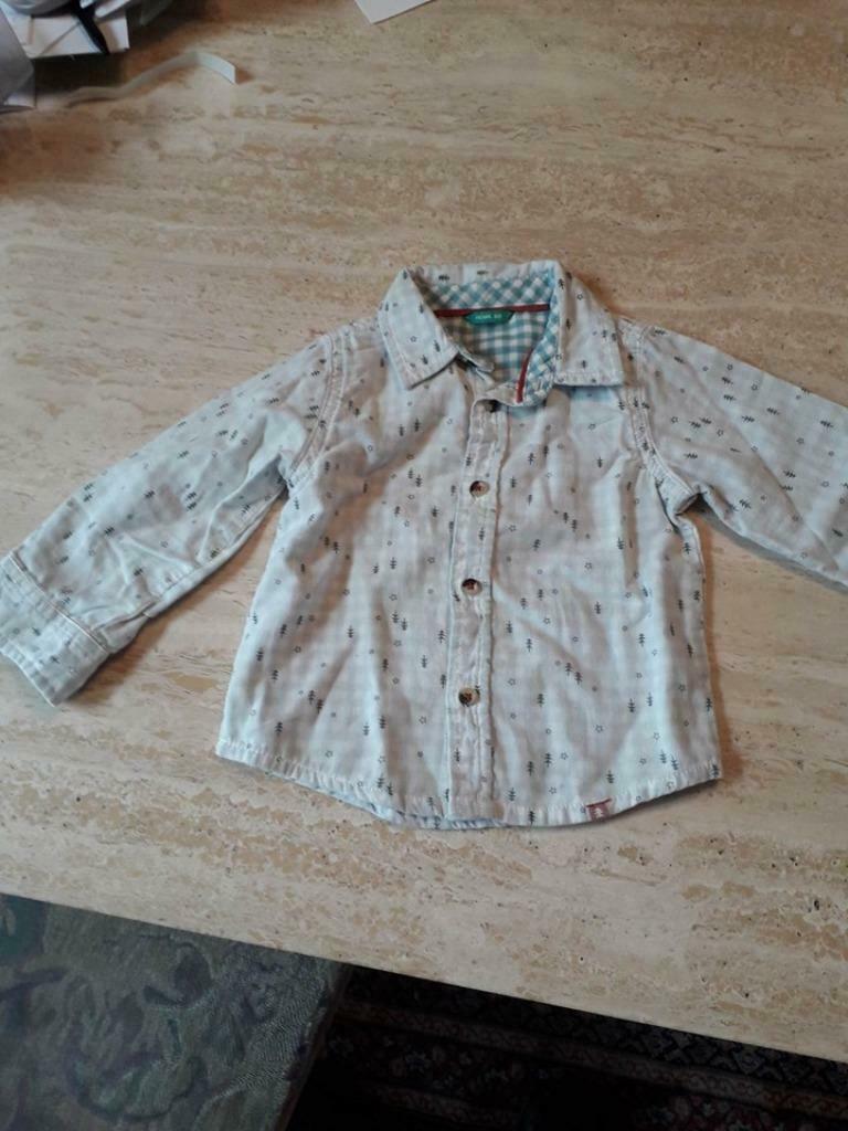Baby blouse met lange mouwen HEMA maat 80, Ophalen of Verzenden, Nieuw, Jongetje of Meisje, Overhemdje of Bloesje