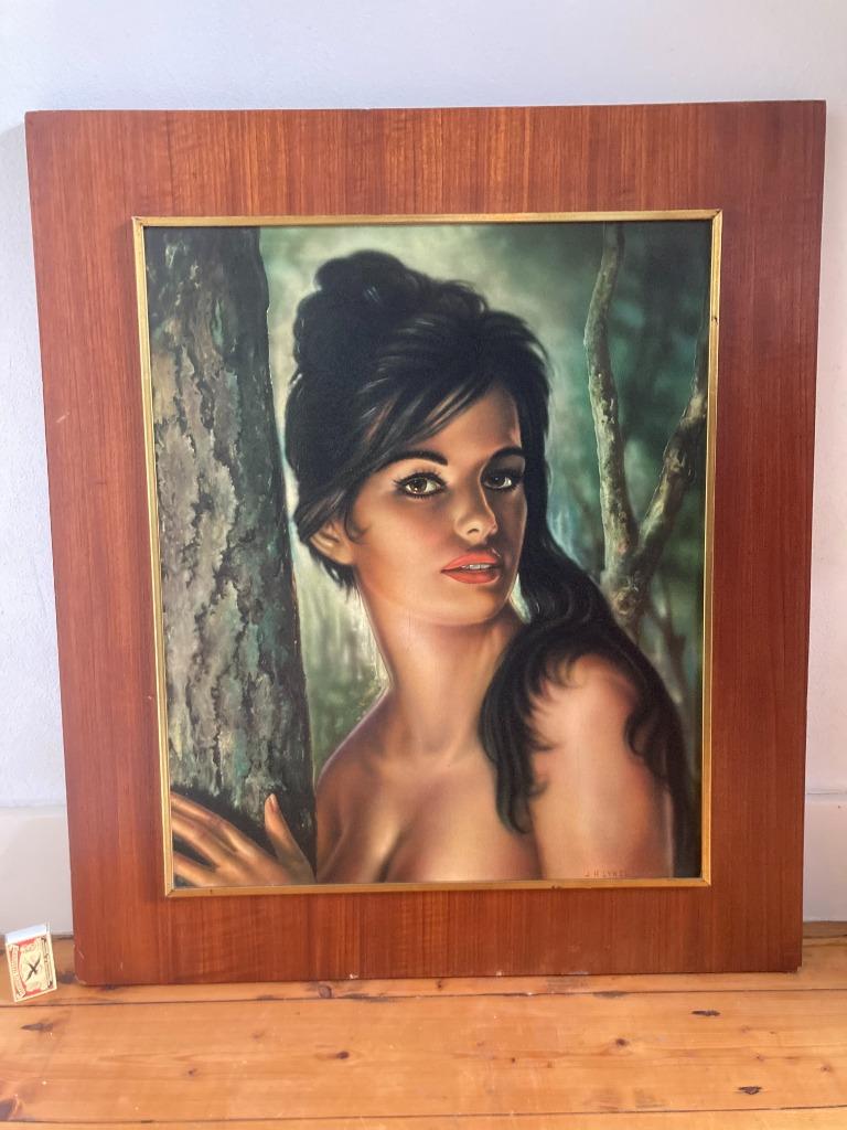 Tina, voluptueuse nymphe de la forêt J.H. Lynch et Carmen To, Enlèvement ou Envoi, Comme neuf, Peinture