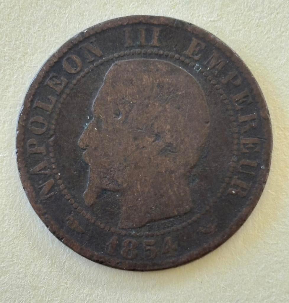 5 centimes Napoléon III 1854 W, Enlèvement ou Envoi, France, Monnaie en vrac