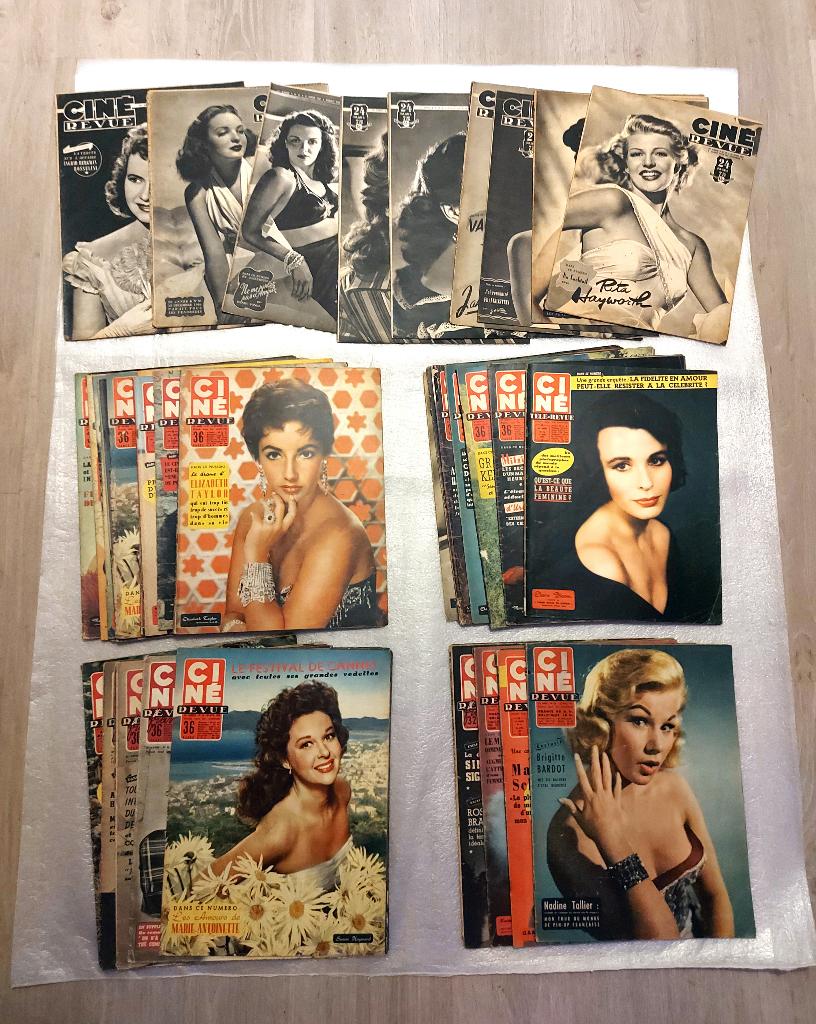 Ciné Revue Lot de 1750 Revues, Collections, Enlèvement ou Envoi, 1960 à 1980, Journal ou Magazine