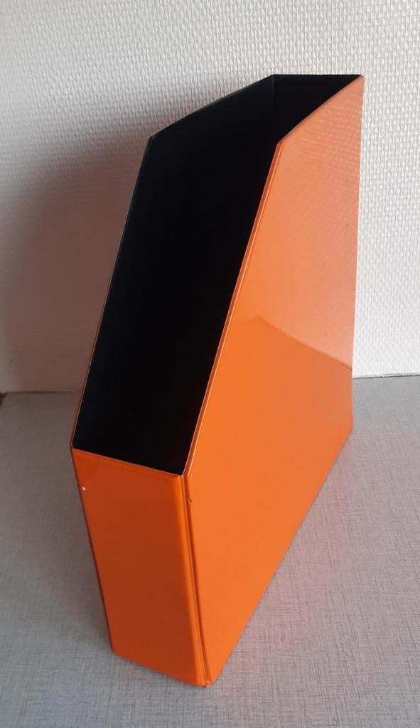 L.p rek staander , elpee geplastifieerd oranje, Ophalen of Verzenden