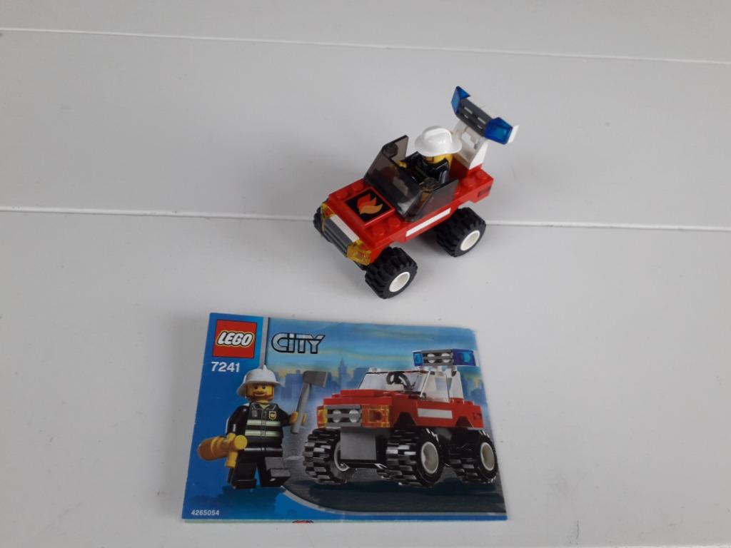Lego City 7241 Le camion de pompier du commandant, Enlèvement ou Envoi, Utilisé, Ensemble complet, Lego