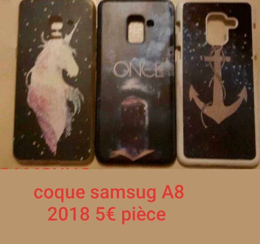 Coque gsm Samsung Galaxy A8 2018, Télécoms, Téléphonie mobile | Housses, Coques & Façades | Samsung, Enlèvement ou Envoi, Comme neuf