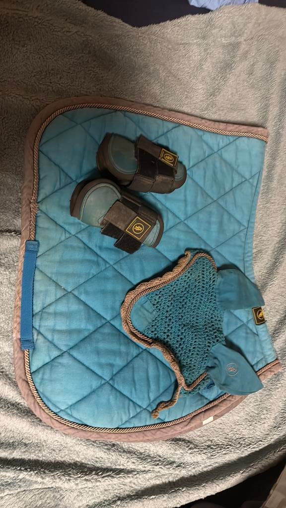 Br blauw setje lees goed de omschrijving, Dieren en Toebehoren, Ophalen, Gebruikt