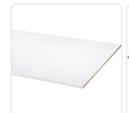 witte melamine  plaat, Ophalen, Zo goed als nieuw, Overige typen