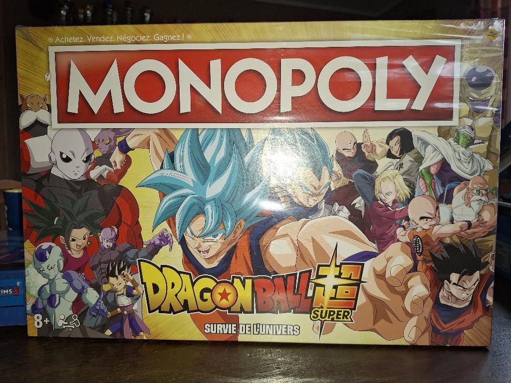 MONOPOLY DRAGON BALL SUPER, Vijf spelers of meer, Ophalen of Verzenden, Zo goed als nieuw, Hasbro