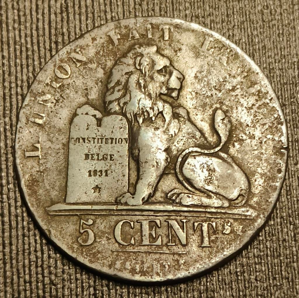 5 centiem 1842 Leopold I, Enlèvement ou Envoi