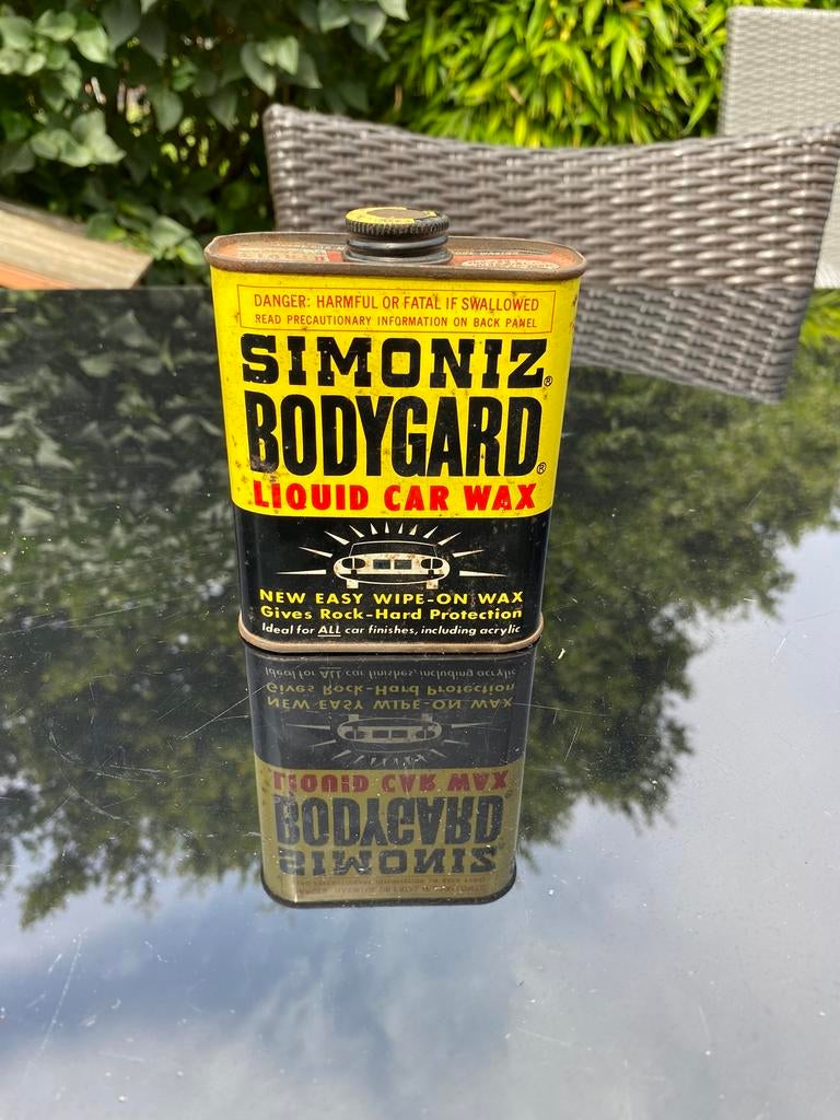Bidon ancien simoniz bodygard, Enlèvement ou Envoi, Comme neuf