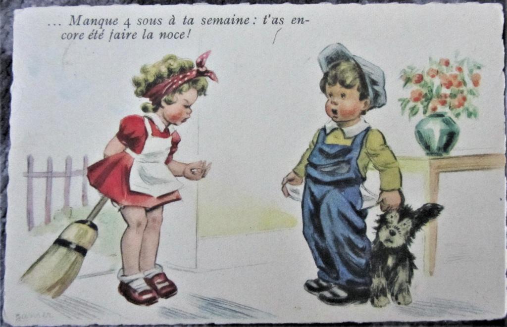 FANTASIE- ZWITSERSE KAART- KINDEREN 1955, Enlèvement ou Envoi, 1940 à 1960, Affranchie, Enfants